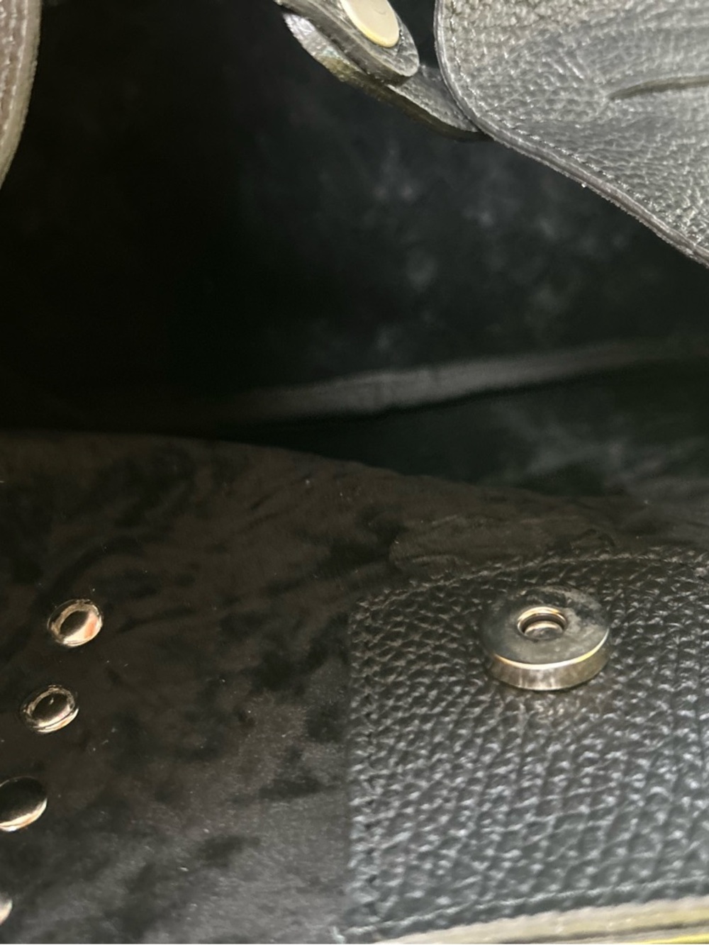 Borse in Pelle 2fer Yellow Snake-Print Tote Bag w/Travel Pouch Approx. 20x11 x 7 - Picture 16 of 17